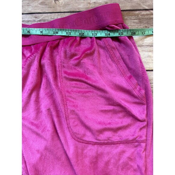 JUICY COUTURE Velour OG Bling Tracksuit Pants Pink Party Women’s L - Picture 8 of 8